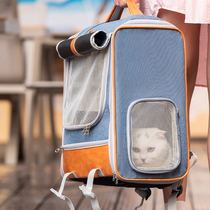 Large Cat Carrier Cat Bag Large-capacity Pet Convenient, Breathable Shoulder Backpack Pet Bag