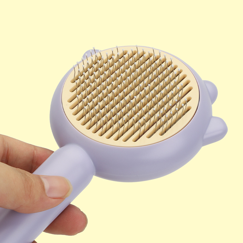 Cat Brush, Efficient and Detachable Hair Cleaner Brush With Release Button