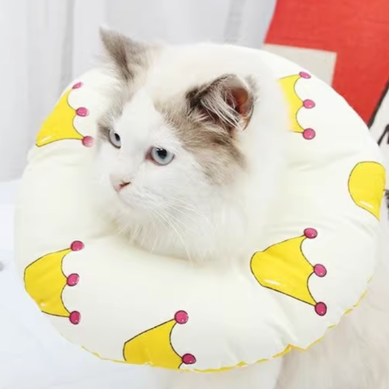 Cat Circle Collar Cat Eat Collar Anti Bite Protection Collar 4 colors