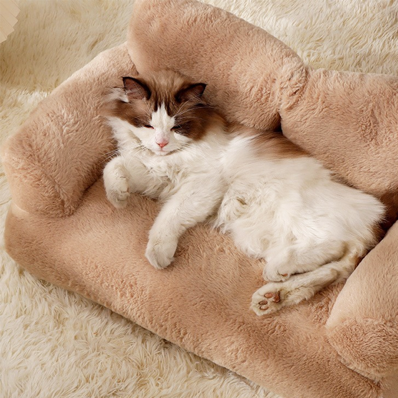 Cat Sofa Bed Removable Washable Pet Sofa 4 Color Couch