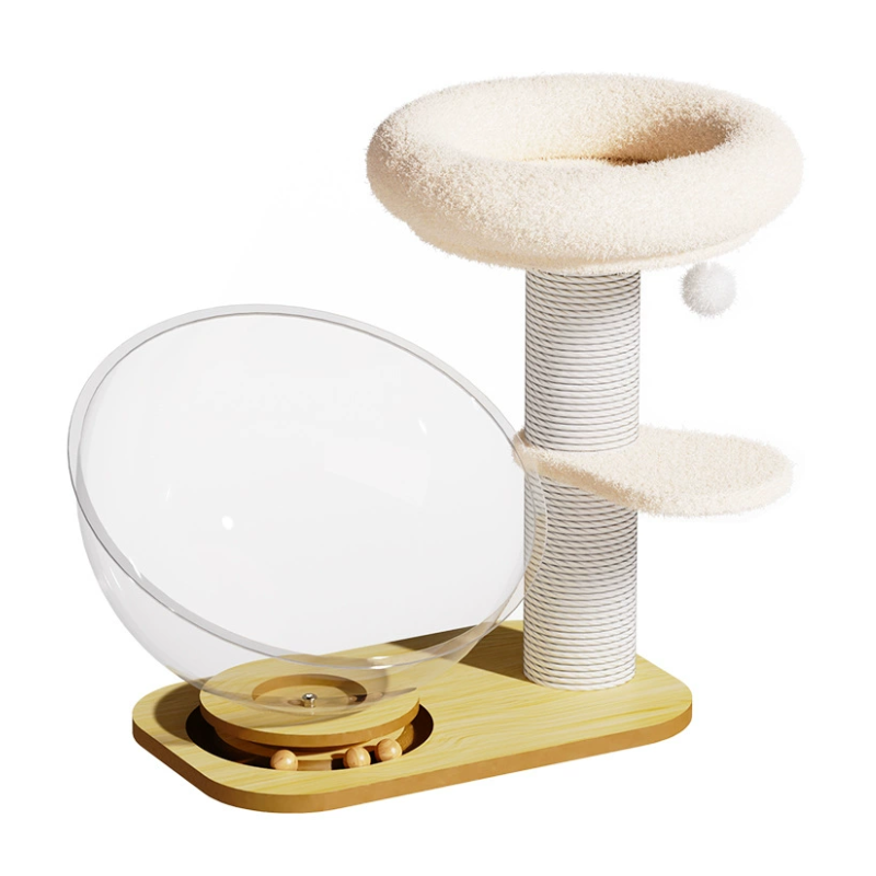 Cat Tree Cat Space capsule nest Integrated  Scratching Column Sword Grinding Claw