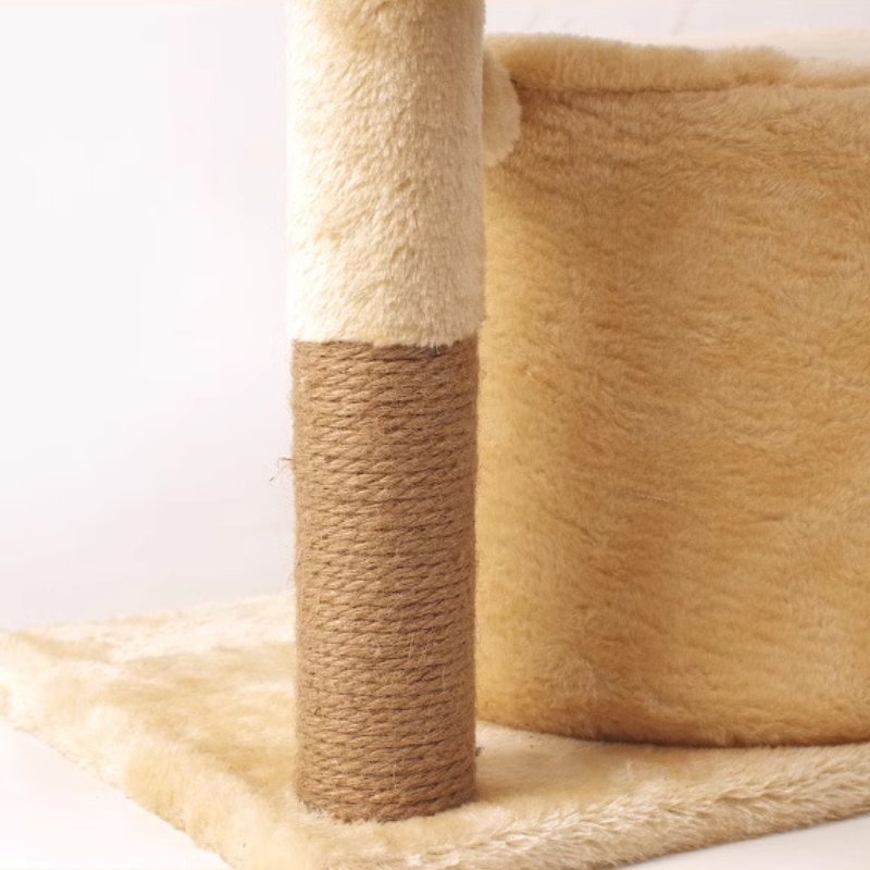 Cat Tree Tower with Scratching Posts Cat, Cat Nest Platform Climbing Frame with Grab Pillar