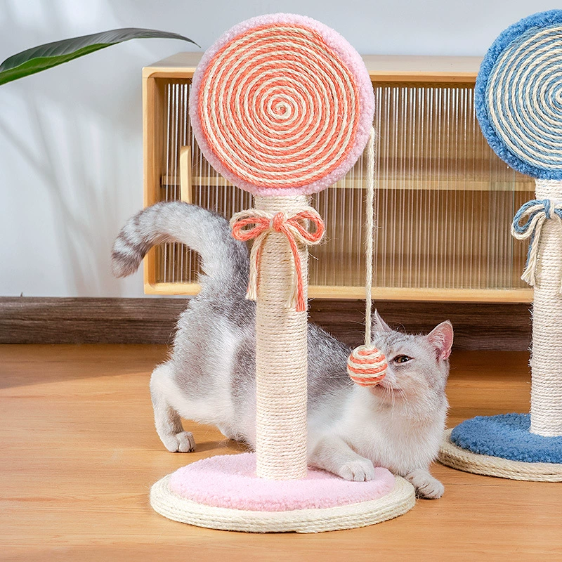 Lollipop Shaped Cat Tree, Cat Scratching Post, Cat Climbing Frame Sisal Claw Grinding