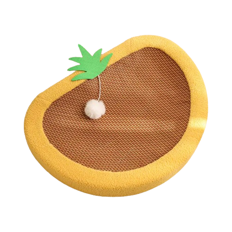 Pineapple/strawberry Sisal scratching cat bed Comfortable Sleeping bed