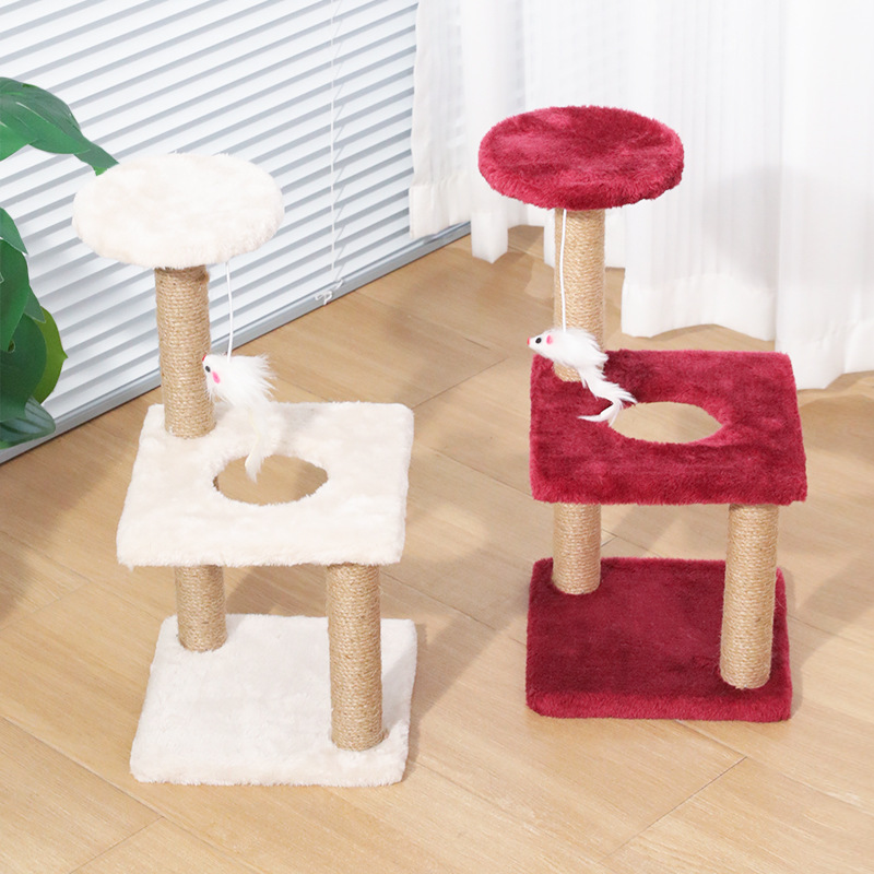 Three-tier cat climbing frame cat tree, integrated cat tree, cat climbing frame