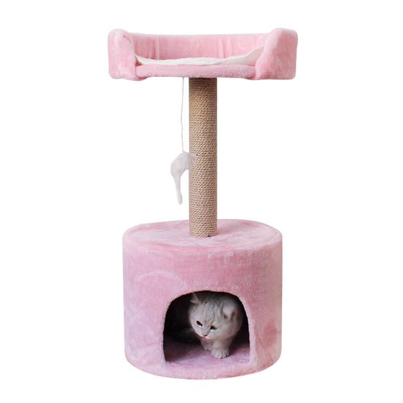 Cat Tree Tower, Cat Scratching Post, Cat Gym Kitten Apartment, 3 colour, deluxe house