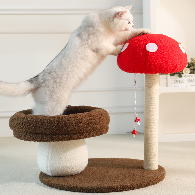 Mushroom Cat Tree Cat Playground